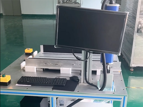 新能源電池底座激光打標機